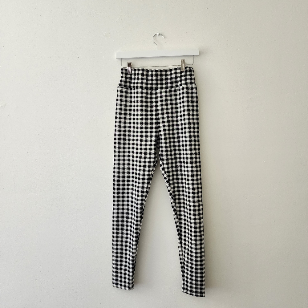 Black & White Checkered Pants